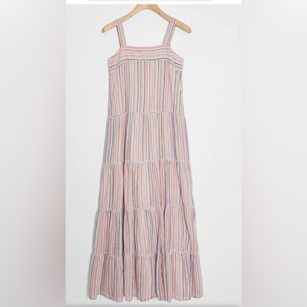 Anthropology Sundry Luna tiered midi dress Size M